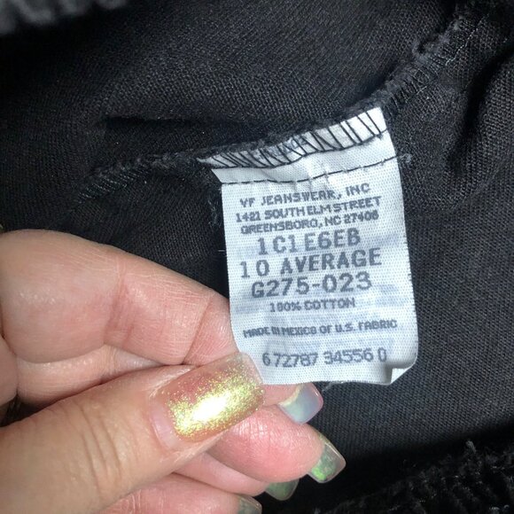 Chic Jeans Womens Size 10 Black Vintage Grannycore Elastic High Waisted NEW - Picture 5 of 7